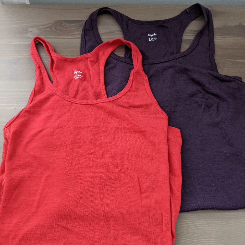Rapha Merino Base Layers Sleeveless (Lot of 2)
